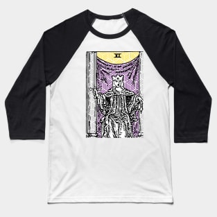 Justice - A Geometric Tarot Print Baseball T-Shirt